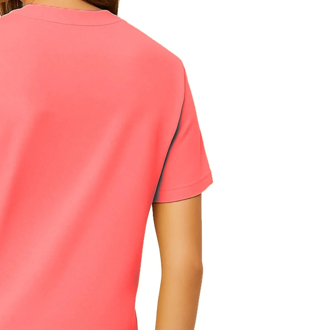 Wetline Apparel Co Bay Flamingo Female's Graphic T-Shirt, Fishing Wear Heavy Cotton Short Sleeves Tee, S-5XL
