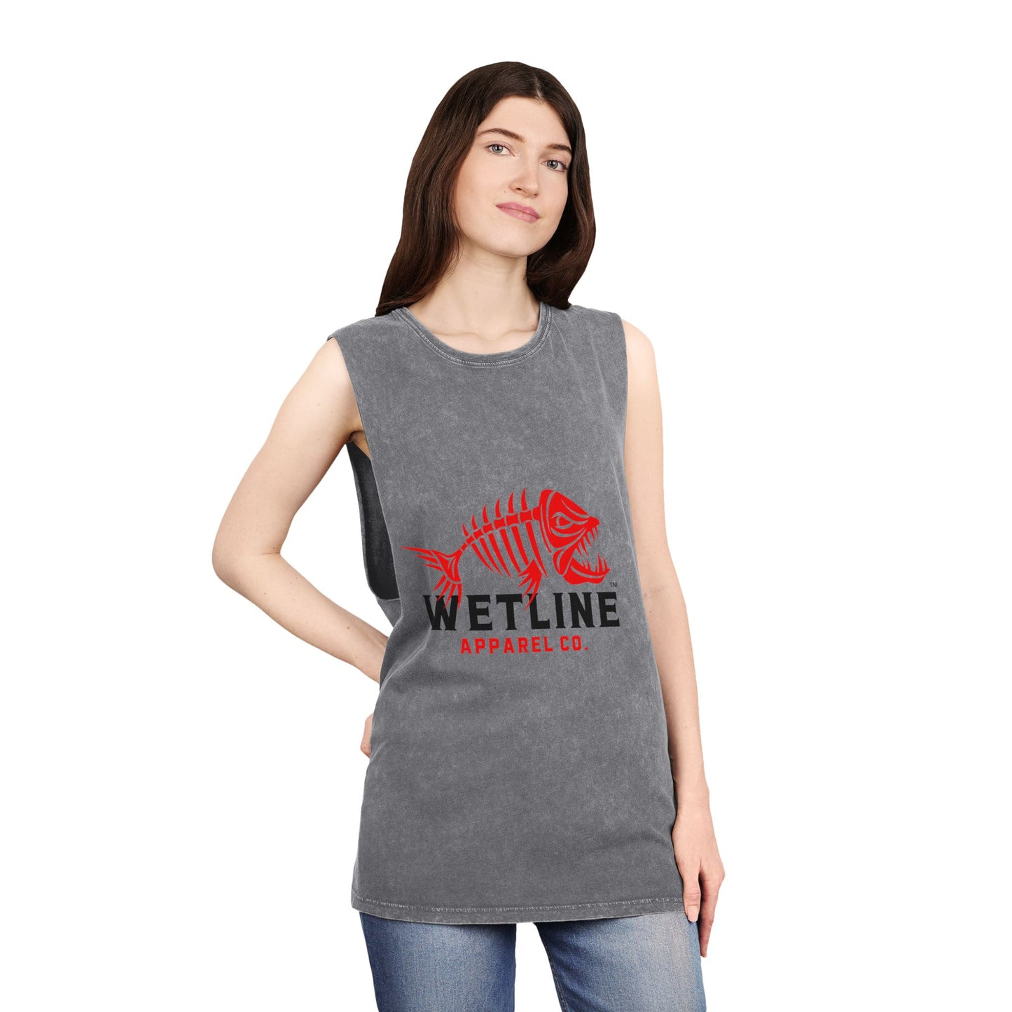 Unisex Stonewash Tank Top