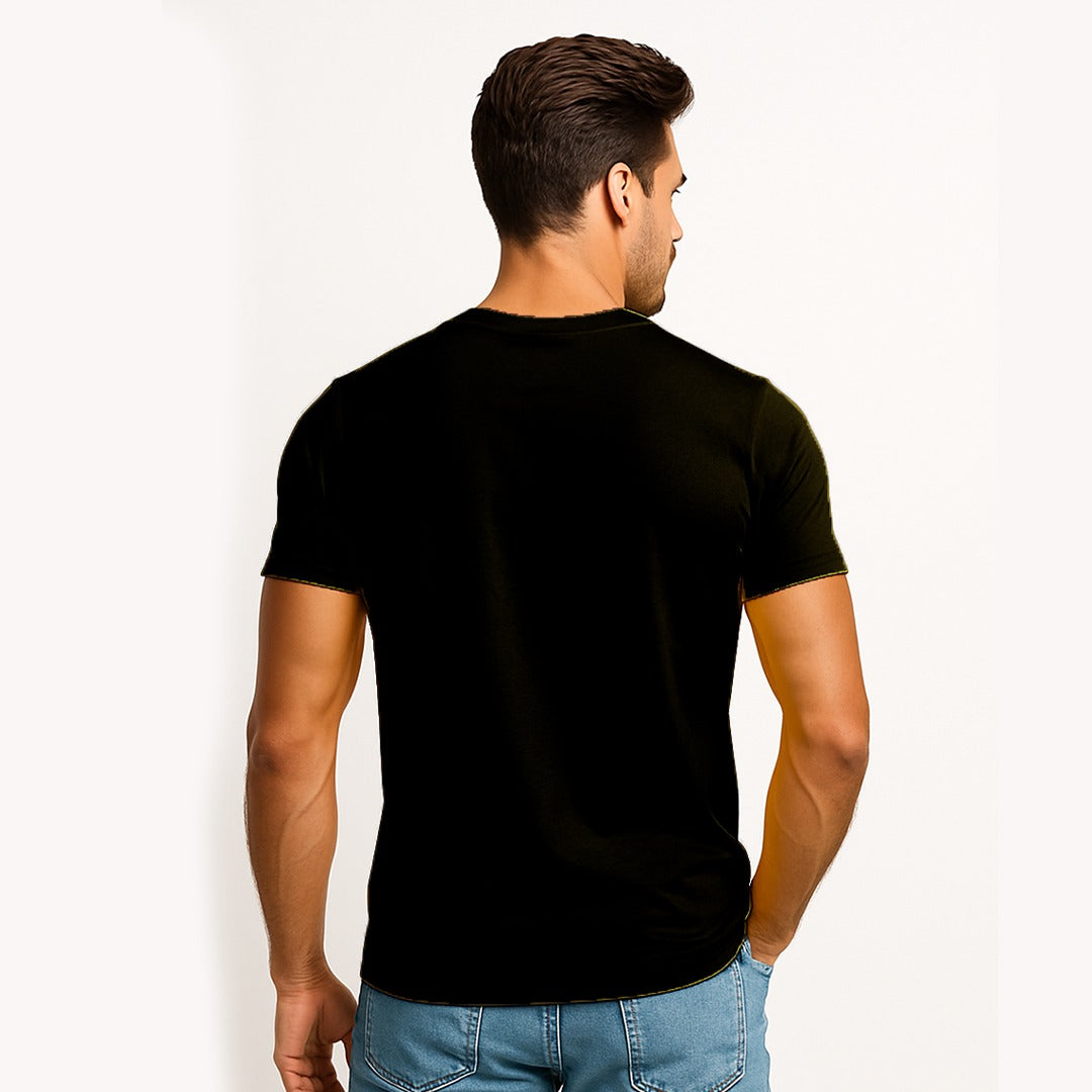 Wetline Apparel Co Shark on Fire Male's Graphic T-Shirt, Fishing Wear Heavy Cotton Short Sleeves Tee, S-5XL