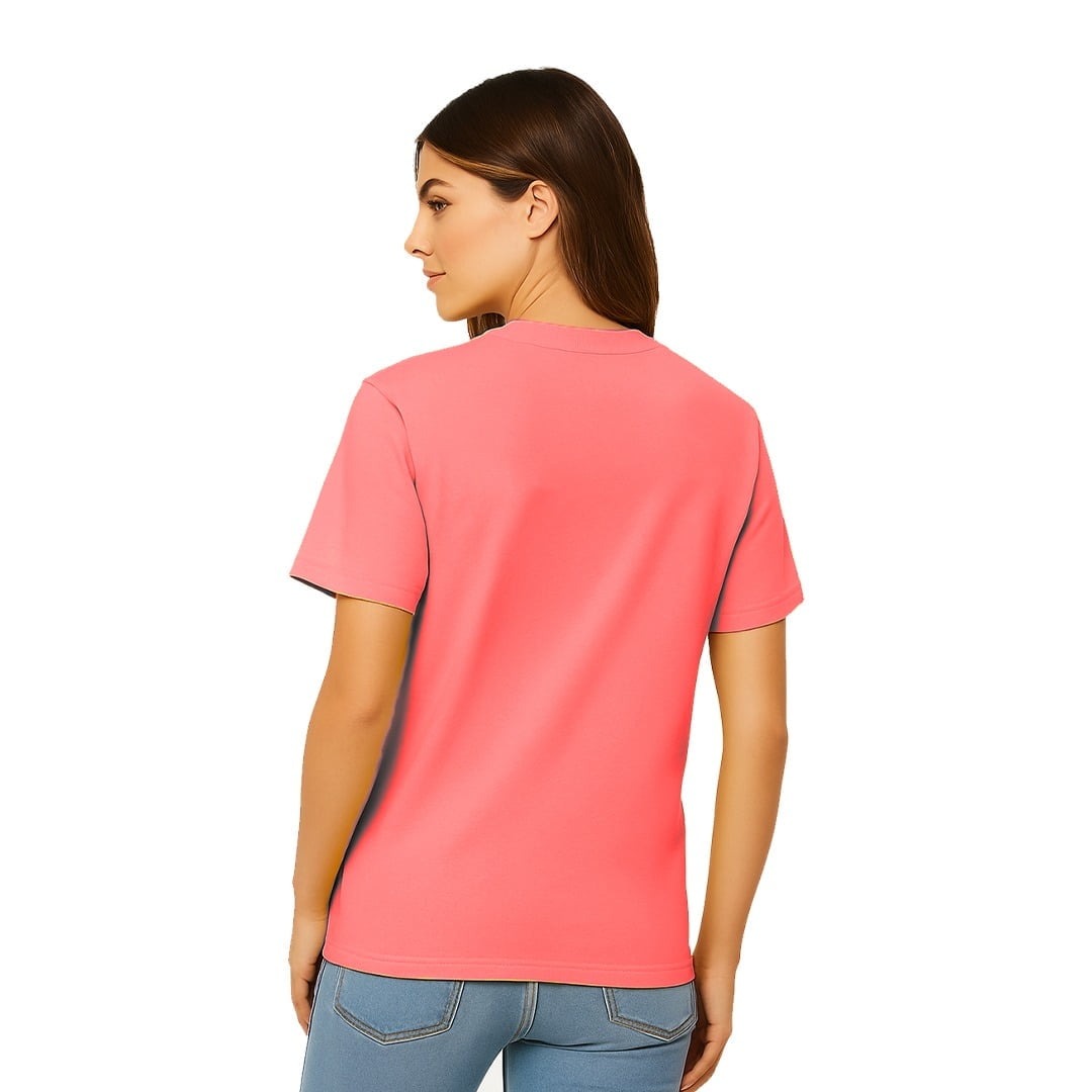 Wetline Apparel Co Bay Flamingo Female's Graphic T-Shirt, Fishing Wear Heavy Cotton Short Sleeves Tee, S-5XL