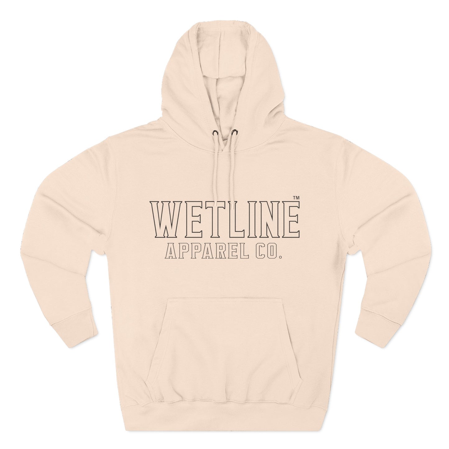 Three-Panel Fleece Hoodie