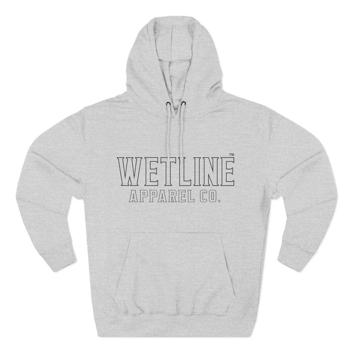 Three-Panel Fleece Hoodie