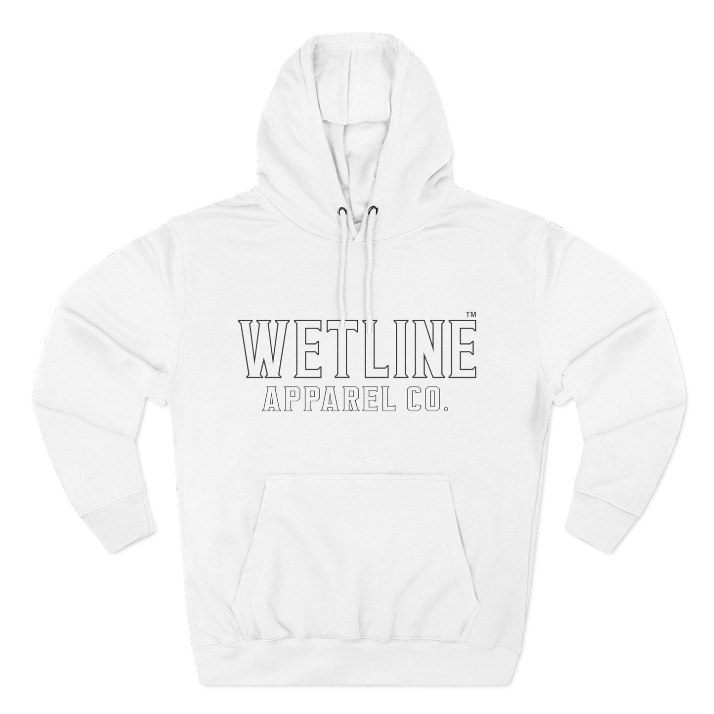 Three-Panel Fleece Hoodie
