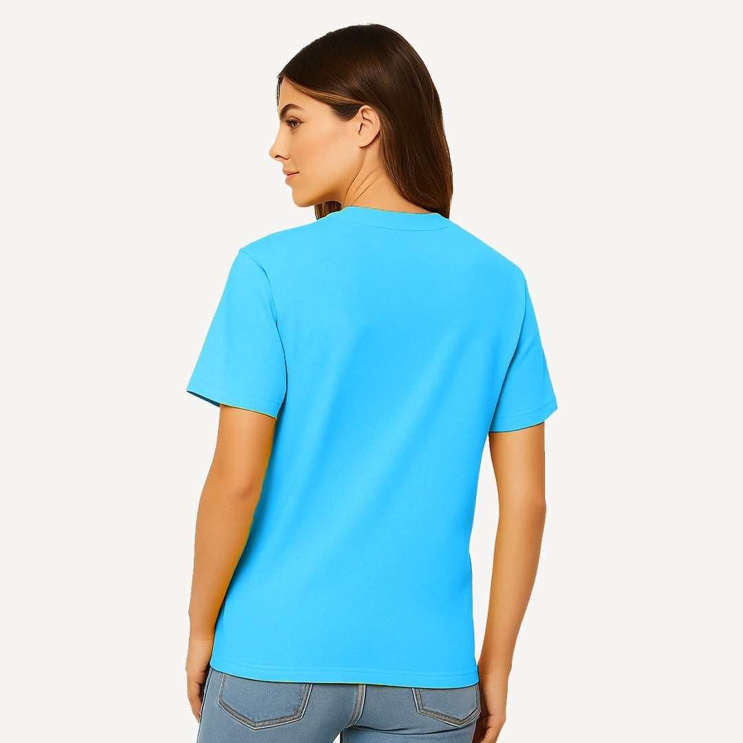 Wetline Apparel Co Seahorse Female's Graphic T-Shirt, Fishing Wear Heavy Cotton Short Sleeves Tee, S-5XL